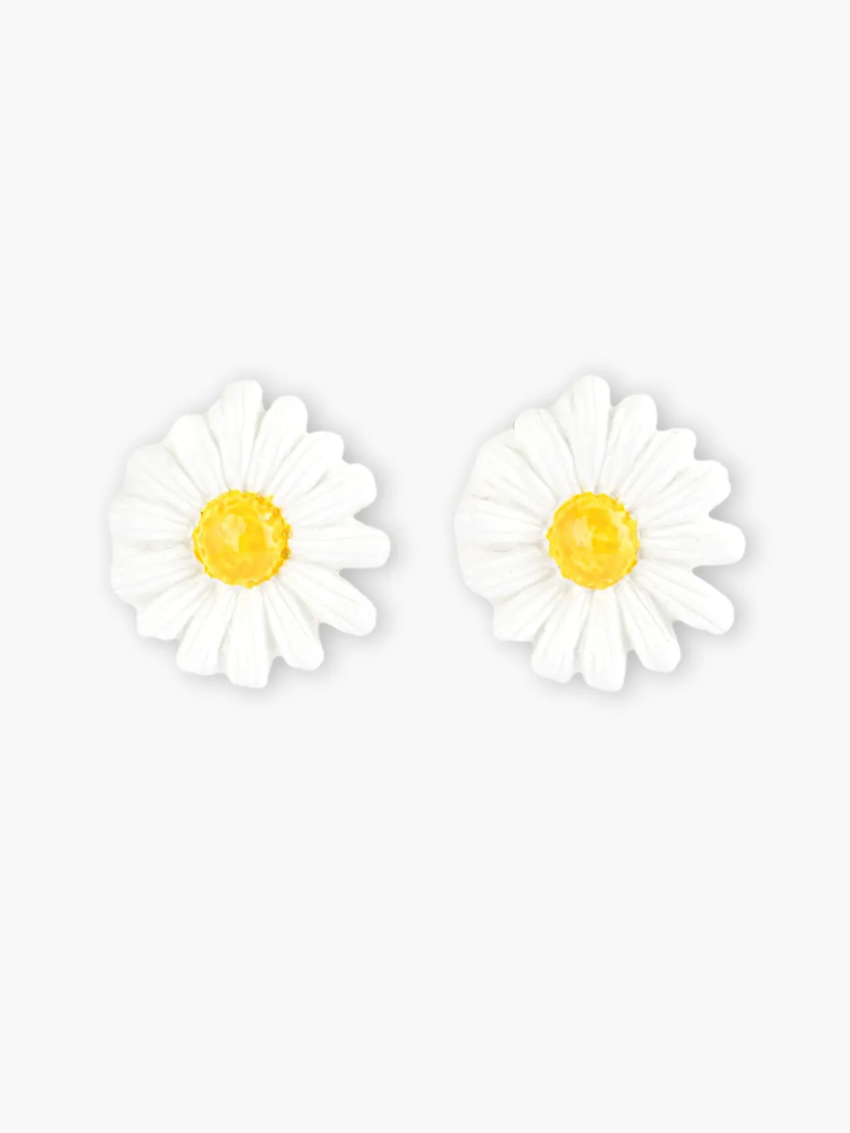 Boucles d'oreilles puces - maxi marguerite>NACH BIJOUX New