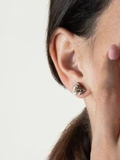 Boucles d'oreilles puces - Tête de léopard>NACH BIJOUX Best