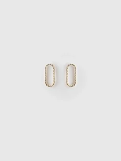 Boucles d'oreilles rectangulaires torsadées personnalisable - Mix and Match>NACH BIJOUX Discount