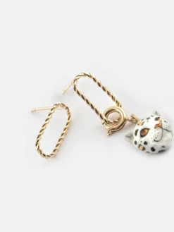 Boucles d'oreilles rectangulaires torsadées personnalisable - Mix and Match><noscript><img width=