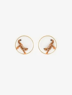 Boucles d'oreilles rondes chat Bengal>NACH BIJOUX Best