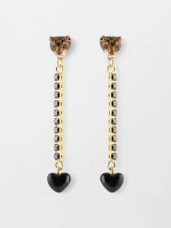 Boucles d'oreilles strass - Premier amour>NACH BIJOUX Best