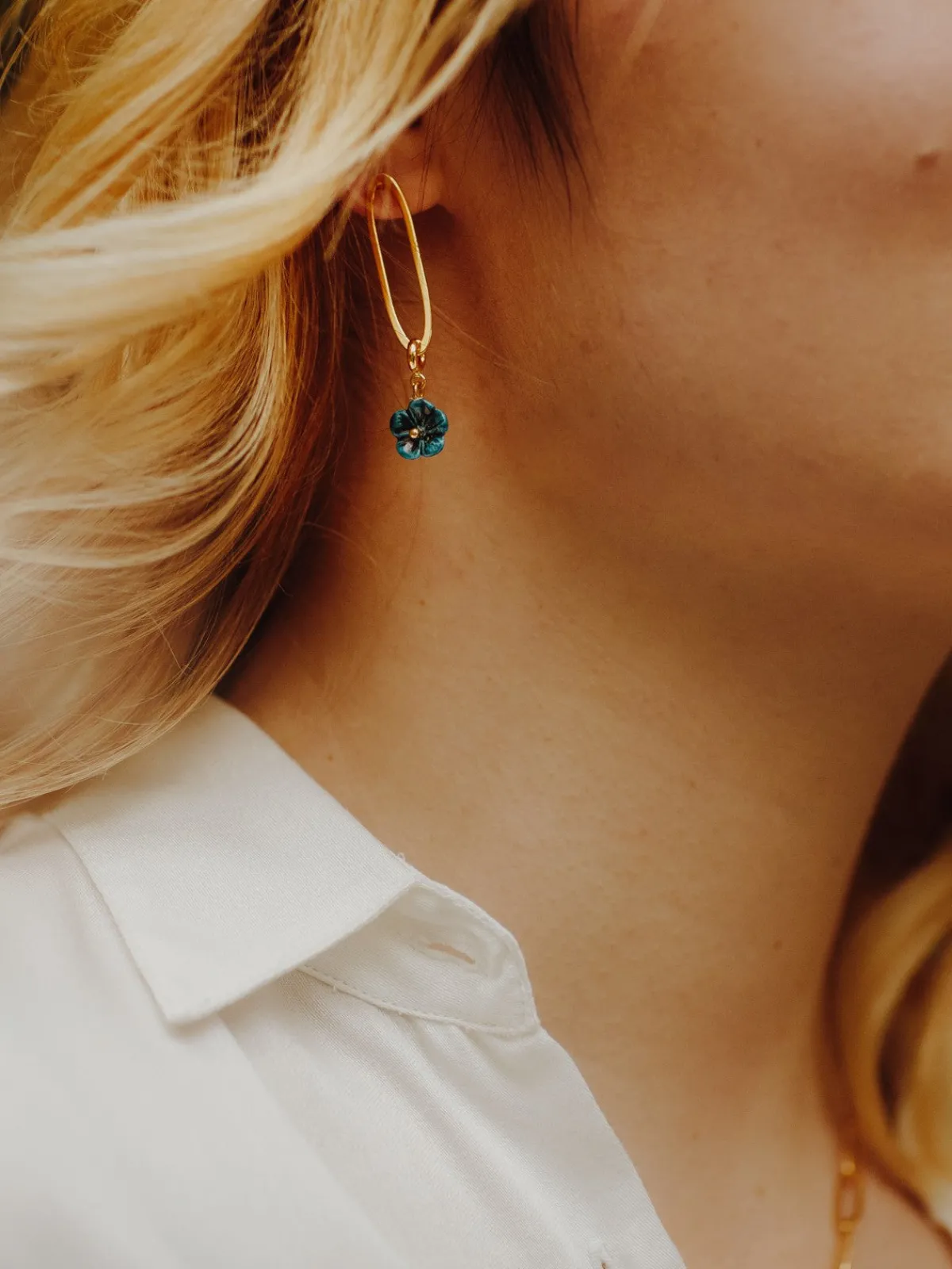 Charm's blue flower>NACH BIJOUX Discount