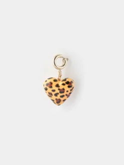 Charm's cœur léopard>NACH BIJOUX Outlet