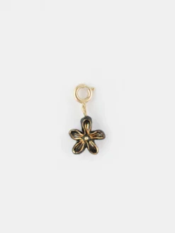Charm's fleur d'Erine noire>NACH BIJOUX Discount