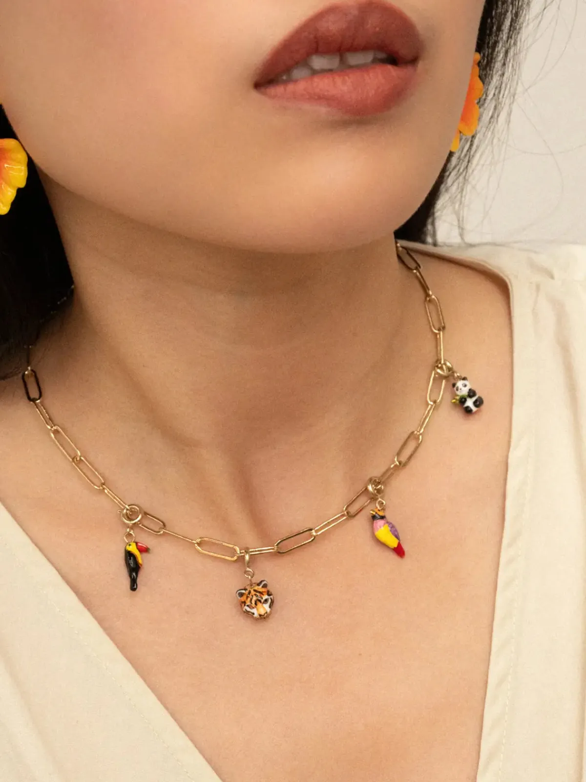 Charm's oiseau diamant de Gould>NACH BIJOUX Outlet
