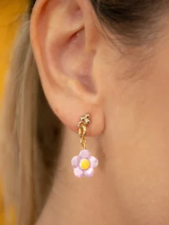 Charm's purple flower>NACH BIJOUX Best
