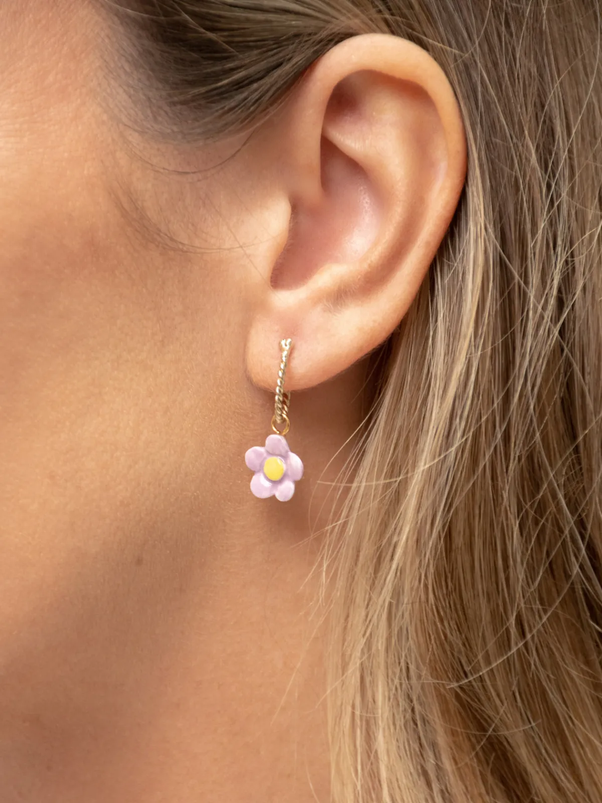 Charm's purple flower>NACH BIJOUX Best