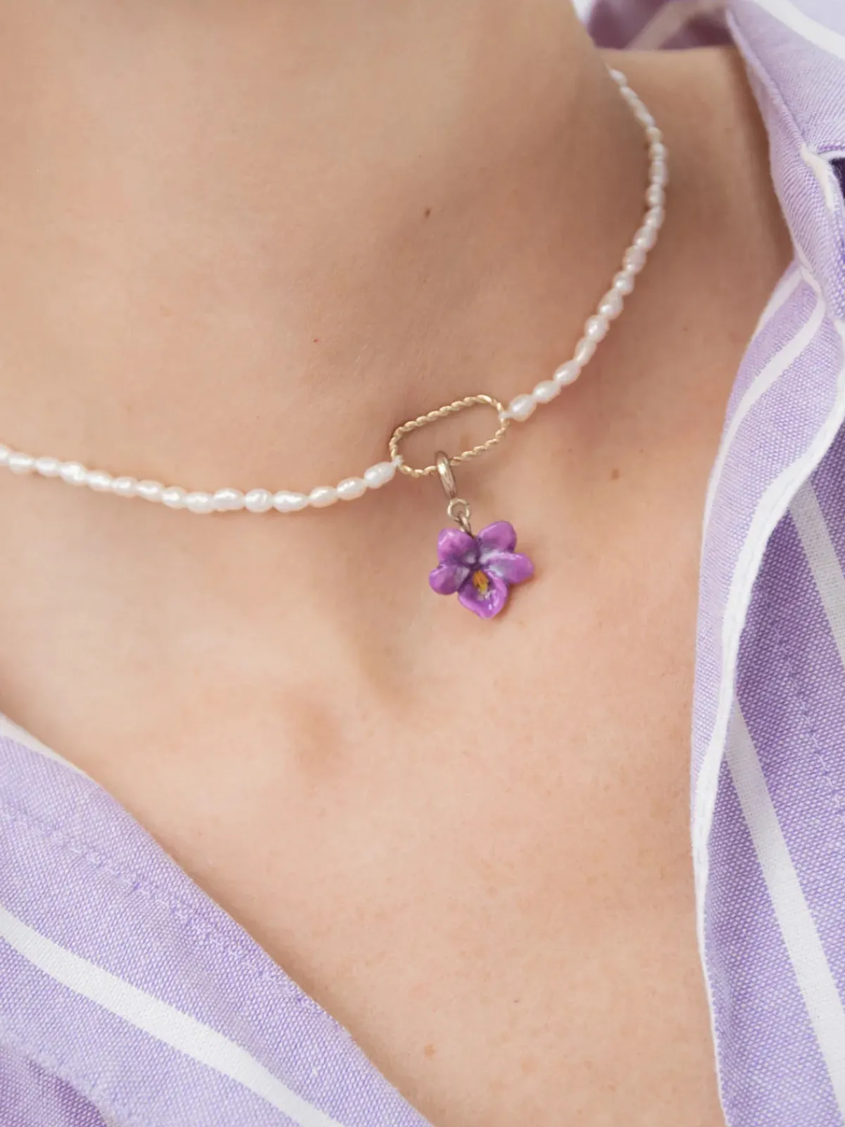 Charm's violette>NACH BIJOUX Online
