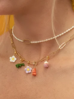 Charm's white flower>NACH BIJOUX Discount