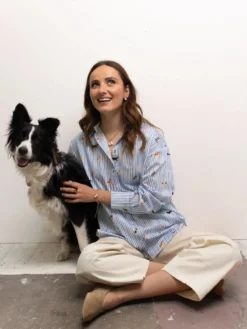 Chemise Oversize rayée - Comme Chiens et Chats><noscript><img width=