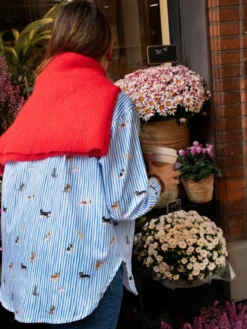 Chemise Oversize rayée - Comme Chiens et Chats><noscript><img width=