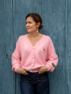 Chocolate cardigan>NACH BIJOUX Online