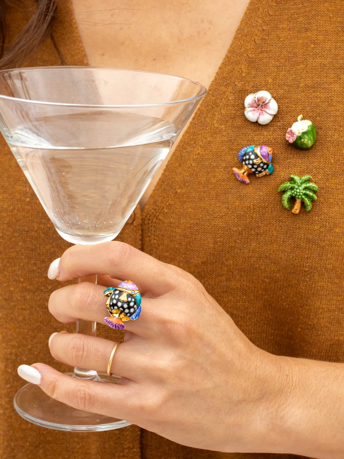 Coconut pin>NACH BIJOUX Sale