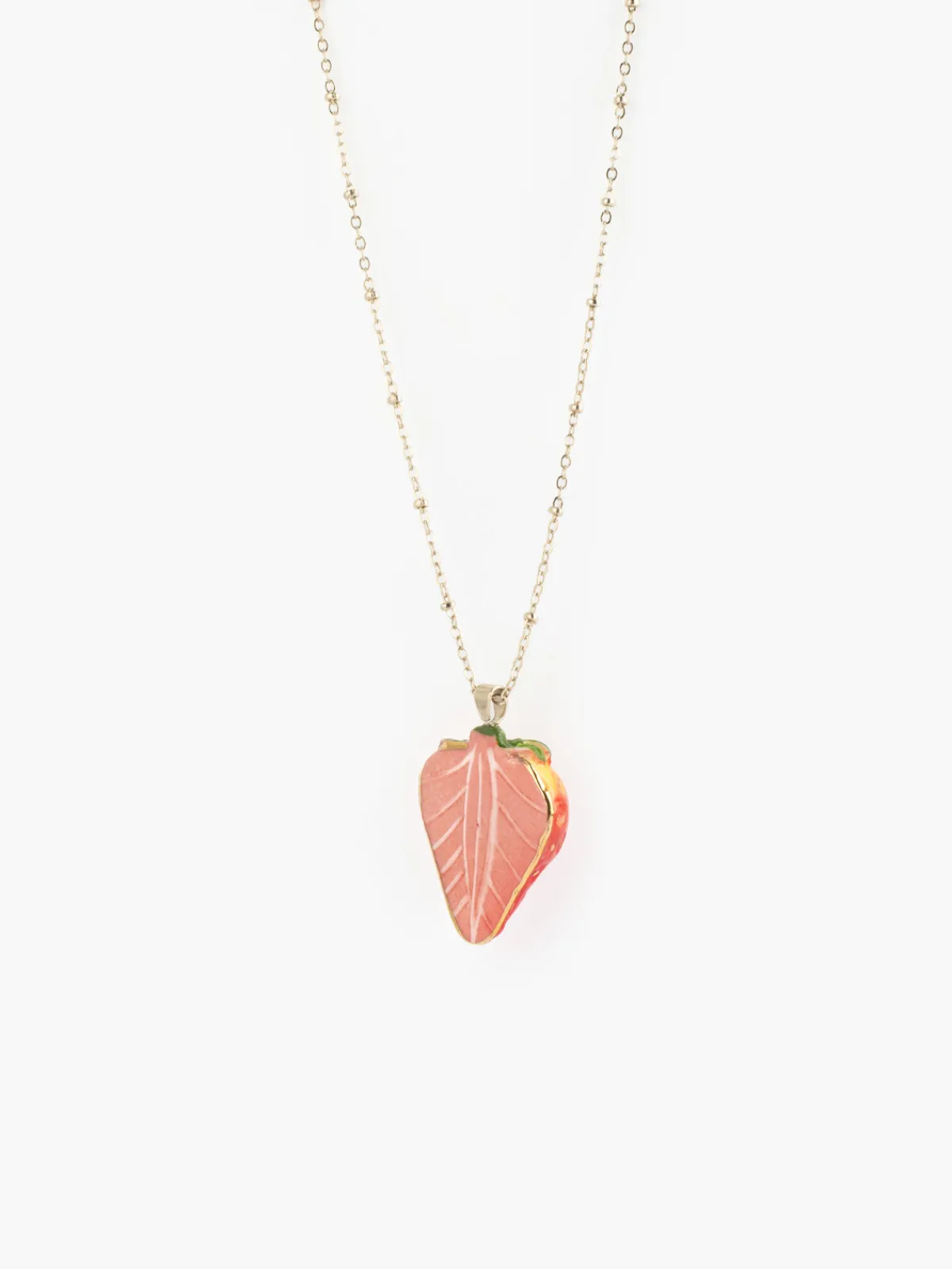 Collier sautoir fraise>NACH BIJOUX Online