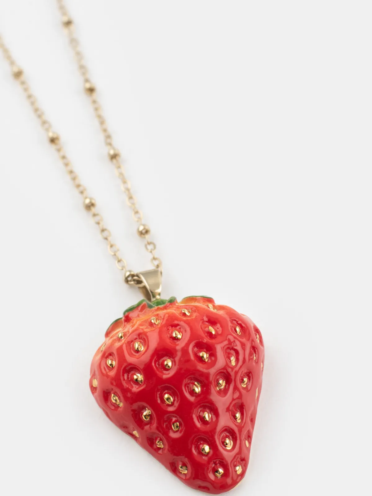 Collier sautoir fraise>NACH BIJOUX Online