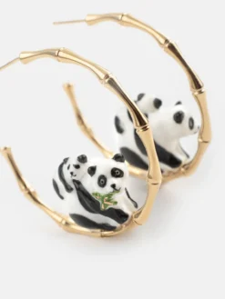 Créoles en bambou pandas><noscript><img width=