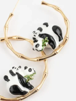 Créoles en bambou pandas><noscript><img width=