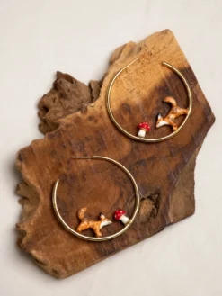 Créoles rondes renard et champignon><noscript><img width=