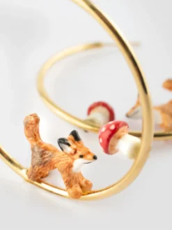 Créoles rondes renard et champignon><noscript><img width=