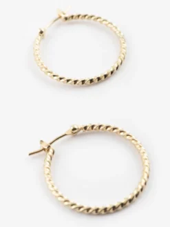 Créoles torsadées personnalisable - Mix and Match><noscript><img width=