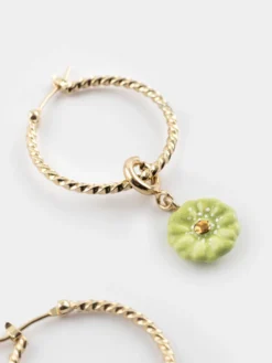 Créoles torsadées personnalisable - Mix and Match><noscript><img width=