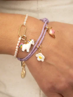Customizable purple cord bracelet - Mix and match>NACH BIJOUX Hot