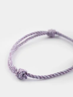 Customizable purple cord bracelet - Mix and match><noscript><img width=