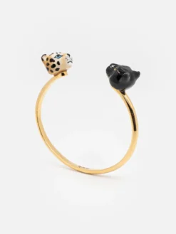 FaceToFace bracelet in black panther and leopard>NACH BIJOUX Clearance