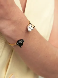 FaceToFace bracelet in black panther and leopard><noscript><img width=
