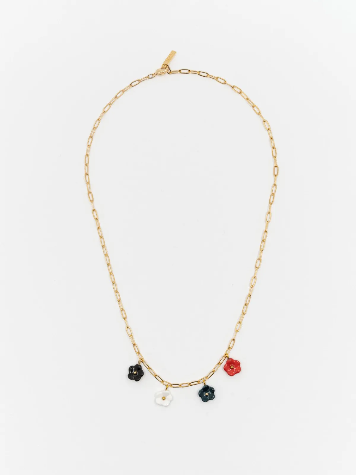 Flower necklace>NACH BIJOUX New