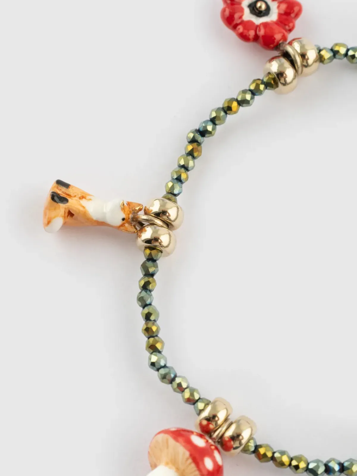 Forest bracelet and hematite beads>NACH BIJOUX Outlet