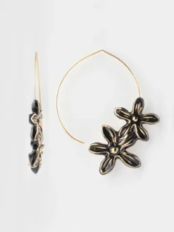 Grandes créoles fleurs d'Erine>NACH BIJOUX Hot