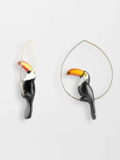 Grandes créoles toucan>NACH BIJOUX Sale