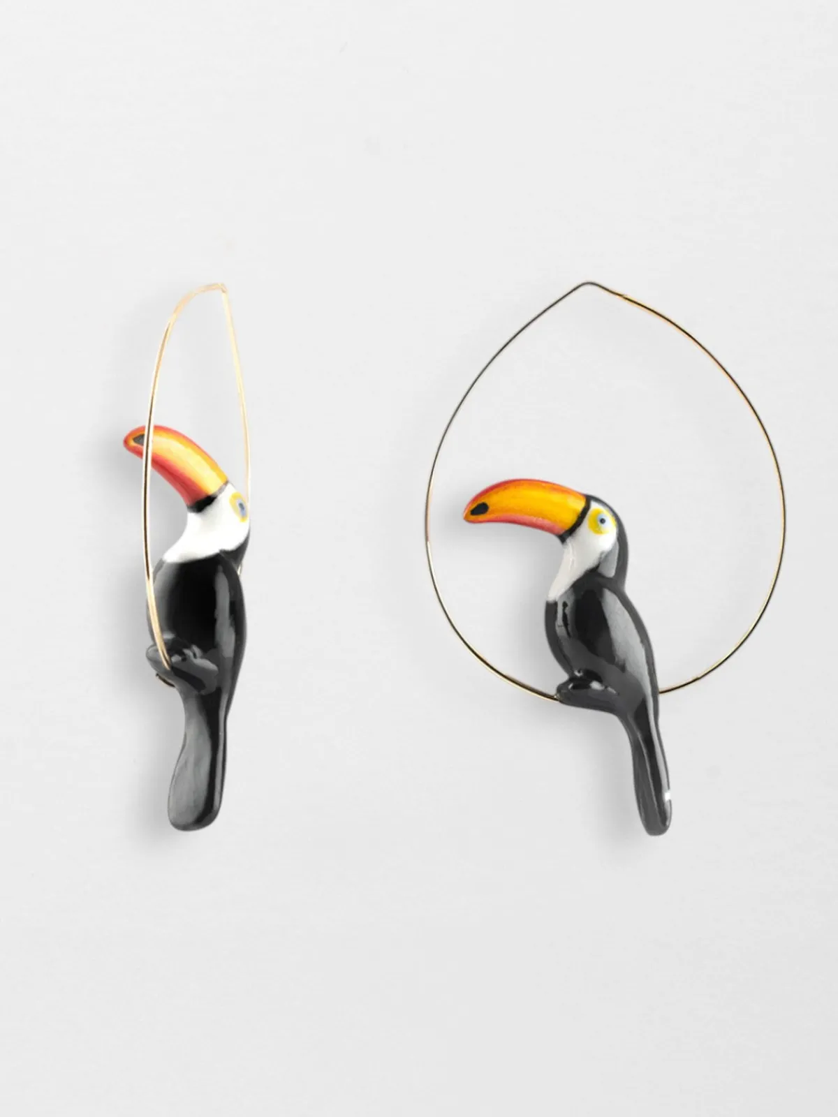 Grandes créoles toucan>NACH BIJOUX Sale