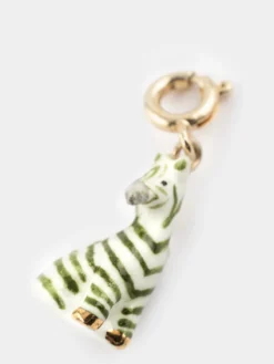 Green zebra charm>NACH BIJOUX Online
