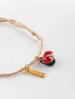 Ladybug bracelet - Lucky you><noscript><img width=