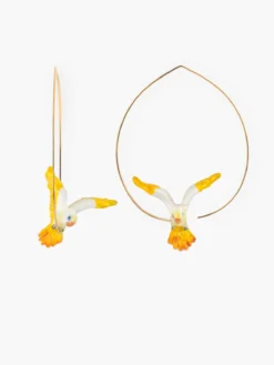 Large Creole parrot, yellow macaw in flight>NACH BIJOUX Online