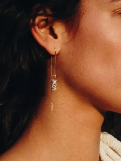 Longues boucles d'oreilles léopard><noscript><img width=