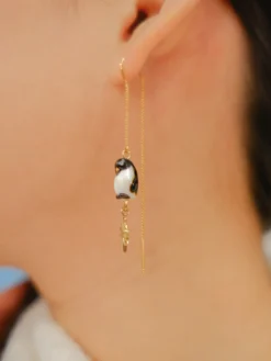 Longues boucles d'oreilles pingouin - Arctique>NACH BIJOUX Outlet