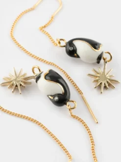 Longues boucles d'oreilles pingouin - Arctique><noscript><img width=