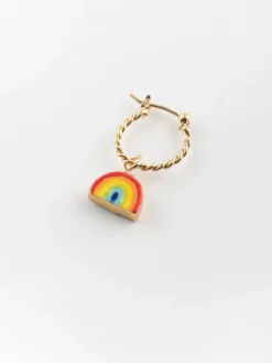 Mini créole arc-en-ciel - Vendue à l'unité - Lucky you>NACH BIJOUX Hot