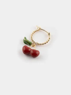 Mini créole cerises - Vendue à l'unité - Chérie Cherry>NACH BIJOUX Sale
