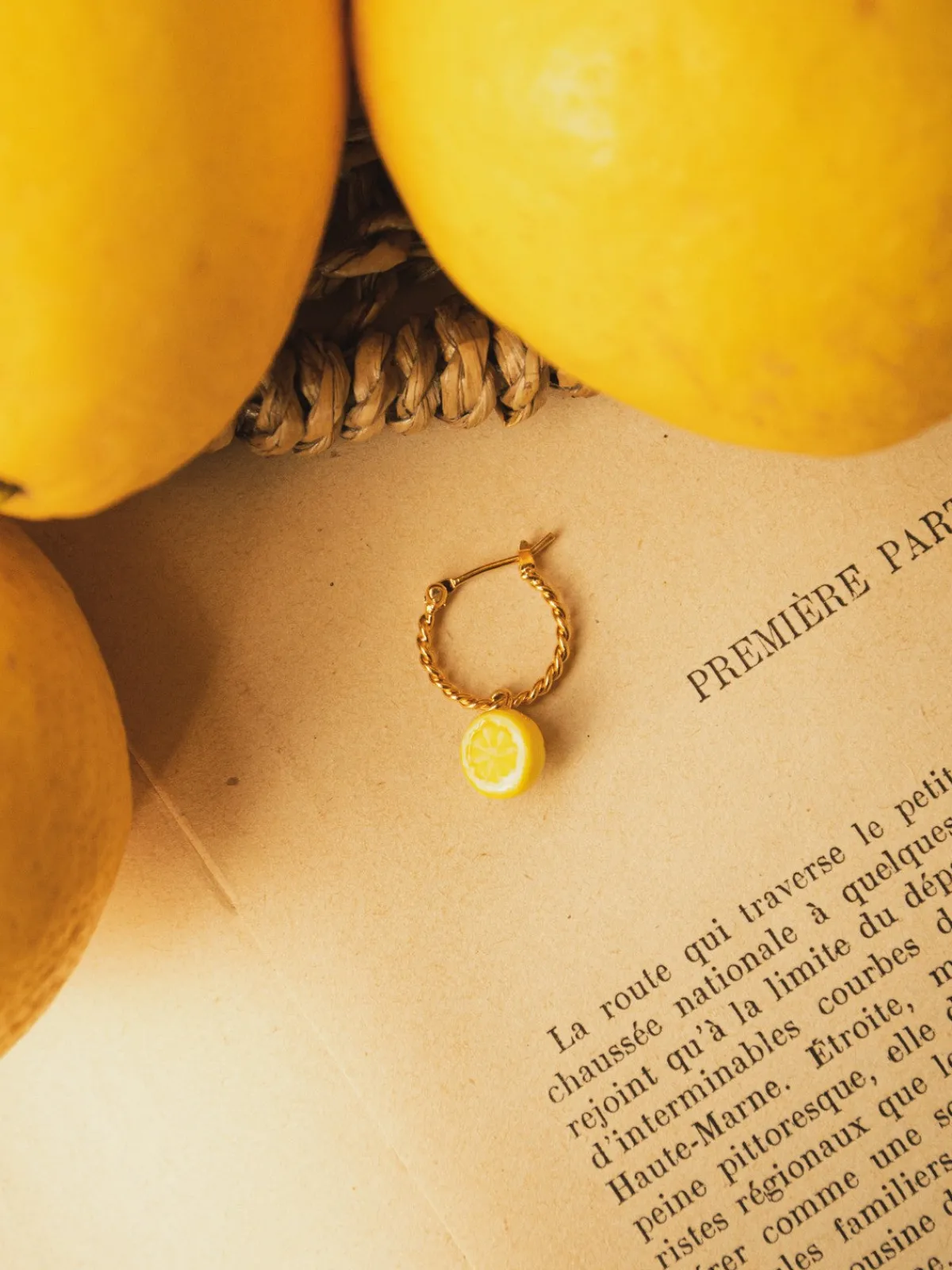 Mini créole citron - Vendue à l'unité>NACH BIJOUX Best