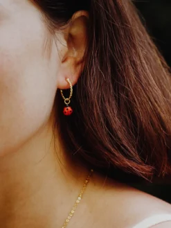 Mini créole coccinelle - Vendue à l'unité>NACH BIJOUX Hot