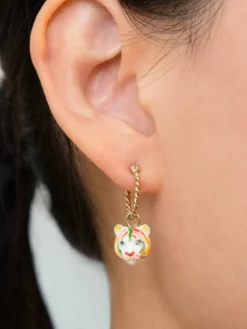 Mini créole Crazy Tiger - Vendue à l'unité>NACH BIJOUX Outlet