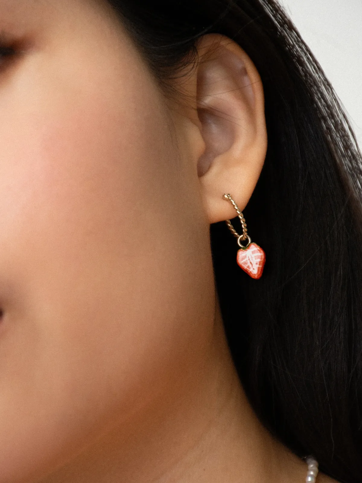 Mini créole fraise - Vendue à l'unité>NACH BIJOUX