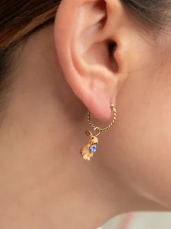 Mini créole lapin marron - Vendue à l'unité>NACH BIJOUX Best