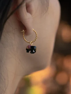 Mini créole éléphant d'Asie - Vendue à l'unité>NACH BIJOUX Clearance