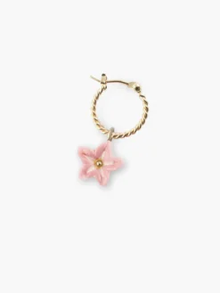 Mini créole lys rose - Vendue à l'unité>NACH BIJOUX